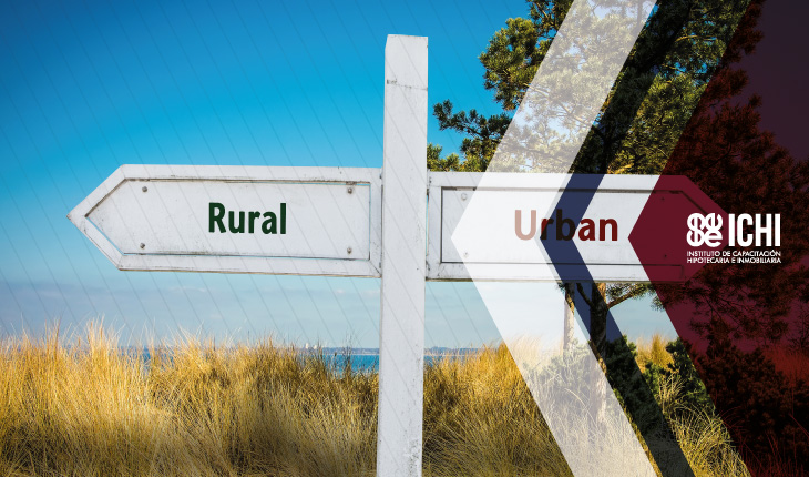 Diferencia entre población rural y urbana